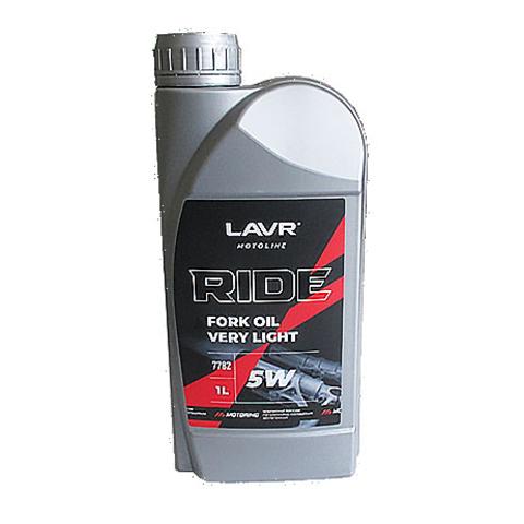 Вилочное масло RIDE Fork oil  5W  1 л LAVR MOTO Ln7782   1.09